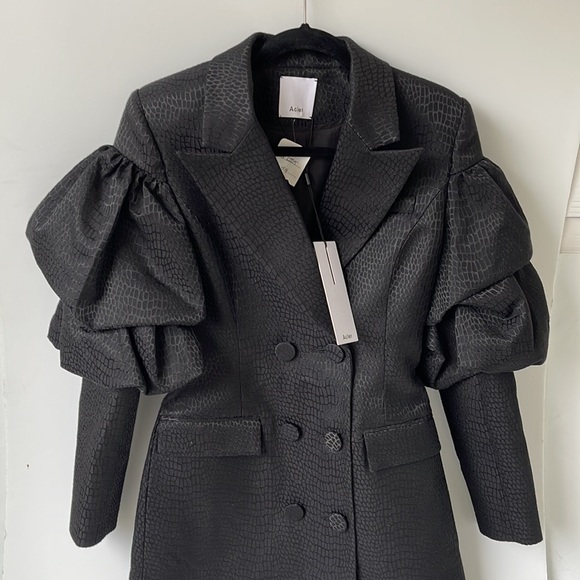 ACLER STOW BLAZER MINI DRESS IN BLACK size 4 - Picture 10 of 10